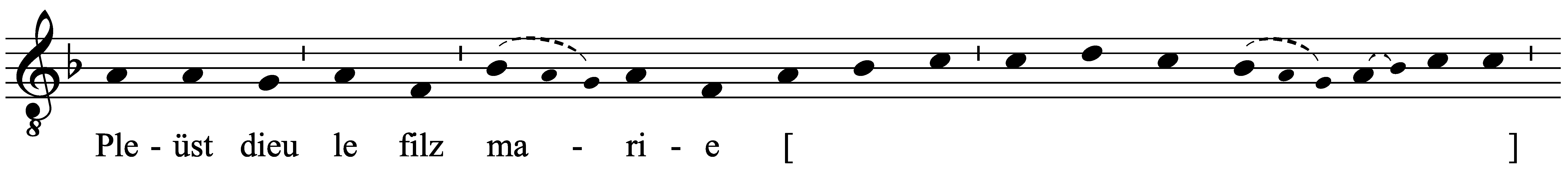 Work musical notation